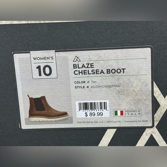 Alpine Design Women’s Light Brown/TAN Bottom Blaze Chelsea Boot AD23WCW007 - 10 - Picture 9 of 9